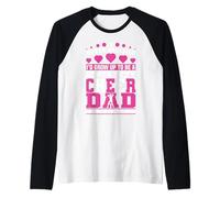Divertida Animadora papá Padre animar papá Que Nunca he soñado Camiseta Manga Raglan