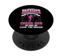 Divertida Animadora papá Padre animar papá Que Nunca he soñado PopSockets PopGrip Adhesivo