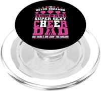 Divertida Animadora papá Padre animar papá Que Nunca he soñado PopSockets PopGrip para MagSafe