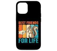 Divertida Ardilla Best Friends For Life Fist Bump Carcasa para iPhone 12/12 Pro