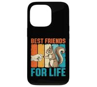 Divertida Ardilla Best Friends For Life Fist Bump Carcasa para iPhone 13 Pro