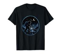 Divertida Aventura Tranquila con Forma de Mano, Nariz, Bigfoot, Sasquatch, Gato Camiseta