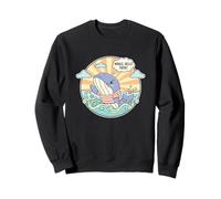 Divertida Ballena Hello There Cute Ocean Creature Lover Fan Sudadera