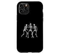 Divertida Banda de Esqueleto Cantando con micrófonos Música Espeluznante Carcasa para iPhone 11 Pro