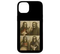 Divertida banda de rock Grim Reaper, cabina de fotos, selfie, Halloween Carcasa para iPhone 14 Plus