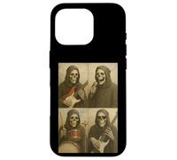 Divertida banda de rock Grim Reaper, cabina de fotos, selfie, Halloween Carcasa para iPhone 16 Pro