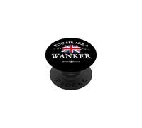 Divertida Bandera británica patriótica del Reino Unido PopSockets PopGrip Adhesivo
