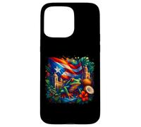 Divertida Bandera de Puerto Rico Boricua Coqui Frog Taino Puerto Rico Carcasa para iPhone 15 Pro MAX
