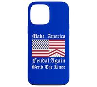 Divertida Bandera Medieval roja Blanca Azul heráldica de América Carcasa para iPhone 13 Pro MAX