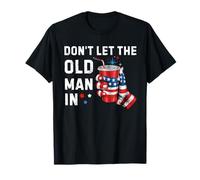 Divertida Bandera Vintage no Dejes Que el Viejo en Retro Americano Camiseta