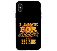 Divertida Barbacoa de Verano para barbacoas en el Patio Trasero Carcasa para iPhone X/XS
