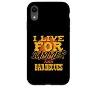 Divertida Barbacoa de Verano para barbacoas en el Patio Trasero Carcasa para iPhone XR