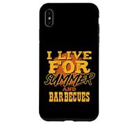 Divertida Barbacoa de Verano para barbacoas en el Patio Trasero Carcasa para iPhone XS MAX