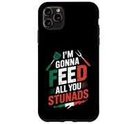 Divertida barbacoa desgastada con la frase «I'm Gonna Feed All You» Carcasa para iPhone 11 Pro Max