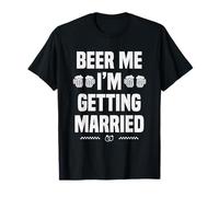 Divertida bebida despedida de soltero Cerveza Yo, Me voy a casar Camiseta