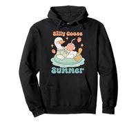 Divertida bebida flotante de pato y coco de verano Silly Goose Sudadera con Capucha
