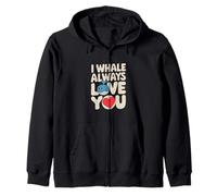 Divertida Beluga Orca Ballena Azul Sudadera con Capucha