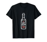 Divertida Botella de Salsa de Salsa Picante Diciendo Chile Camiseta