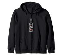 Divertida Botella de Salsa de Salsa Picante Diciendo Chile Sudadera con Capucha