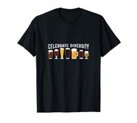 Divertida broma para beber cerveza celebra la diversidad artesanal cerveza amor amor Camiseta
