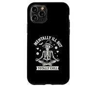 Divertida Bruja esquelética de Yoga enferma Mental Pero Totalmente Relajada Carcasa para iPhone 11 Pro