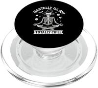 Divertida Bruja esquelética de Yoga enferma Mental Pero Totalmente Relajada PopSockets PopGrip para MagSafe