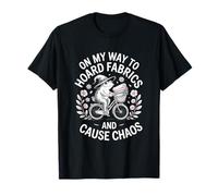 Divertida Bruja Rana Diciendo Que Las Telas de Tesoro causan Caos Camiseta