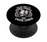Divertida Bruja Rana Diciendo Que Las Telas de Tesoro causan Caos PopSockets PopGrip Adhesivo