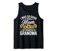 Divertida buena mamá fue ascendida a abuela diciendo broma de mujeres Camiseta sin Mangas