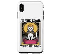 Divertida caja de arena para gatos I'm The Royal You're The Loyal Cat Carcasa para iPhone XS Max