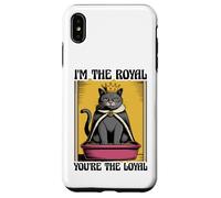 Divertida caja de arena para gatos I'm The Royal You're The Loyal Cat Carcasa para iPhone XS Max