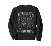 Divertida Calavera de Mommy's Good Boy Grim Reaper Sudadera
