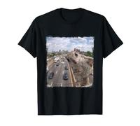 Divertida Cámara Tráfico Autopista Ardilla Voladora Camiseta