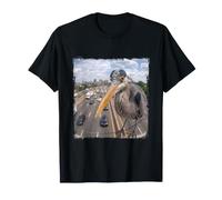 Divertida Cámara Tráfico Autopista Garza Azulada Camiseta