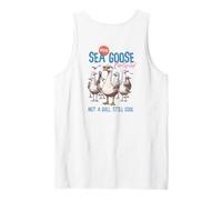 Divertida camisa de ganso marino "Not a Gull Still Cool" Humor Bird Fun Camiseta sin Mangas