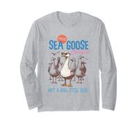 Divertida camisa de ganso marino "Not a Gull Still Cool" Humor Bird Fun Manga Larga