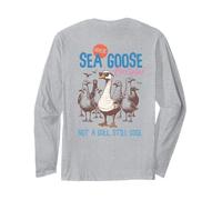 Divertida camisa de ganso marino "Not a Gull Still Cool" Humor Bird Fun Manga Larga