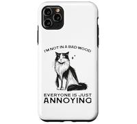 Divertida Camisa de Gato I'm Not in a Bad Mood Everyone's Annoying Carcasa para iPhone 11 Pro MAX