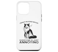 Divertida Camisa de Gato I'm Not in a Bad Mood Everyone's Annoying Carcasa para iPhone 12 Pro MAX