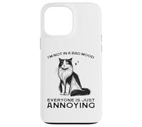 Divertida Camisa de Gato I'm Not in a Bad Mood Everyone's Annoying Carcasa para iPhone 13 Pro MAX