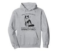 Divertida Camisa de Gato I'm Not in a Bad Mood Everyone's Annoying Sudadera con Capucha