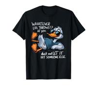 Divertida camisa de pato con cita divertida para hombres, mujeres y niños Camiseta