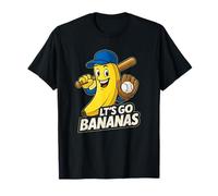 Divertida Camisa de plátanos Lindos plátanos Divertidas Let's go Bananas Tees Camiseta