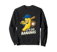 Divertida Camisa de plátanos Lindos plátanos Divertidas Let's go Bananas Tees Sudadera