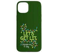 Divertida Camisa Let's Get Lit Christmas In July Summer Lights Carcasa para iPhone 15 Plus