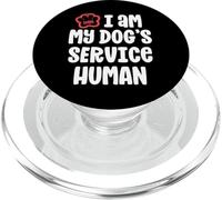 Divertida Camisa para Perros de Servicio para Mujer con la inscripción «I Am My Dogs», Regalo Humano PopSockets PopGrip para MagSafe