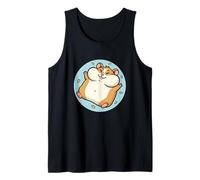 Divertida Camiseta Amante del hámster Lindo gráfico de Dibujos Animados para SMA Camiseta sin Mangas