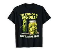 Divertida Camiseta con Humor de Big Dill Pickle Food Art Camiseta
