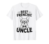 Divertida Camiseta de Bulldog francés Best Frenchie Uncle para Hombre Camiseta