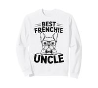 Divertida Camiseta de Bulldog francés Best Frenchie Uncle para Hombre Sudadera
